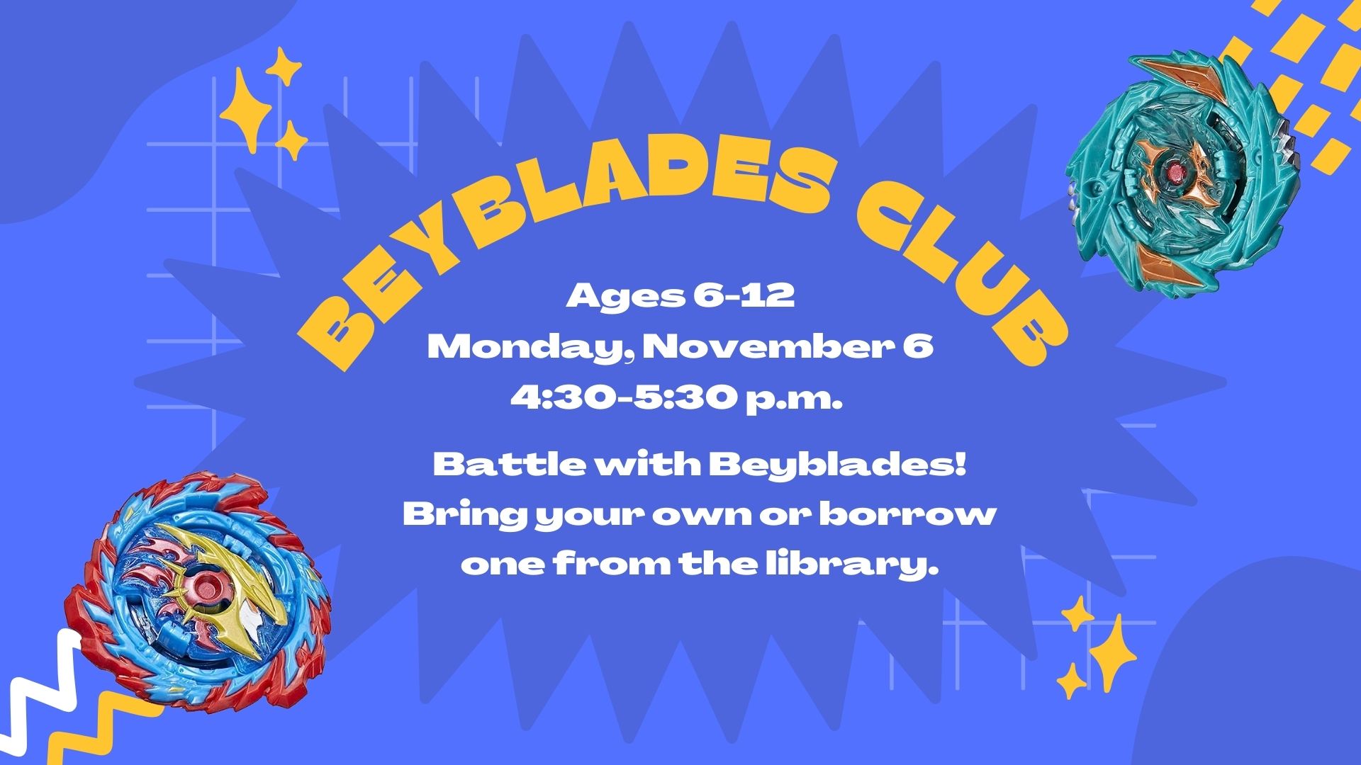 Beyblades Club Safety Harbor Public Library